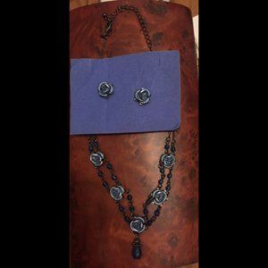 Vintage Style Necklace & Earrings
